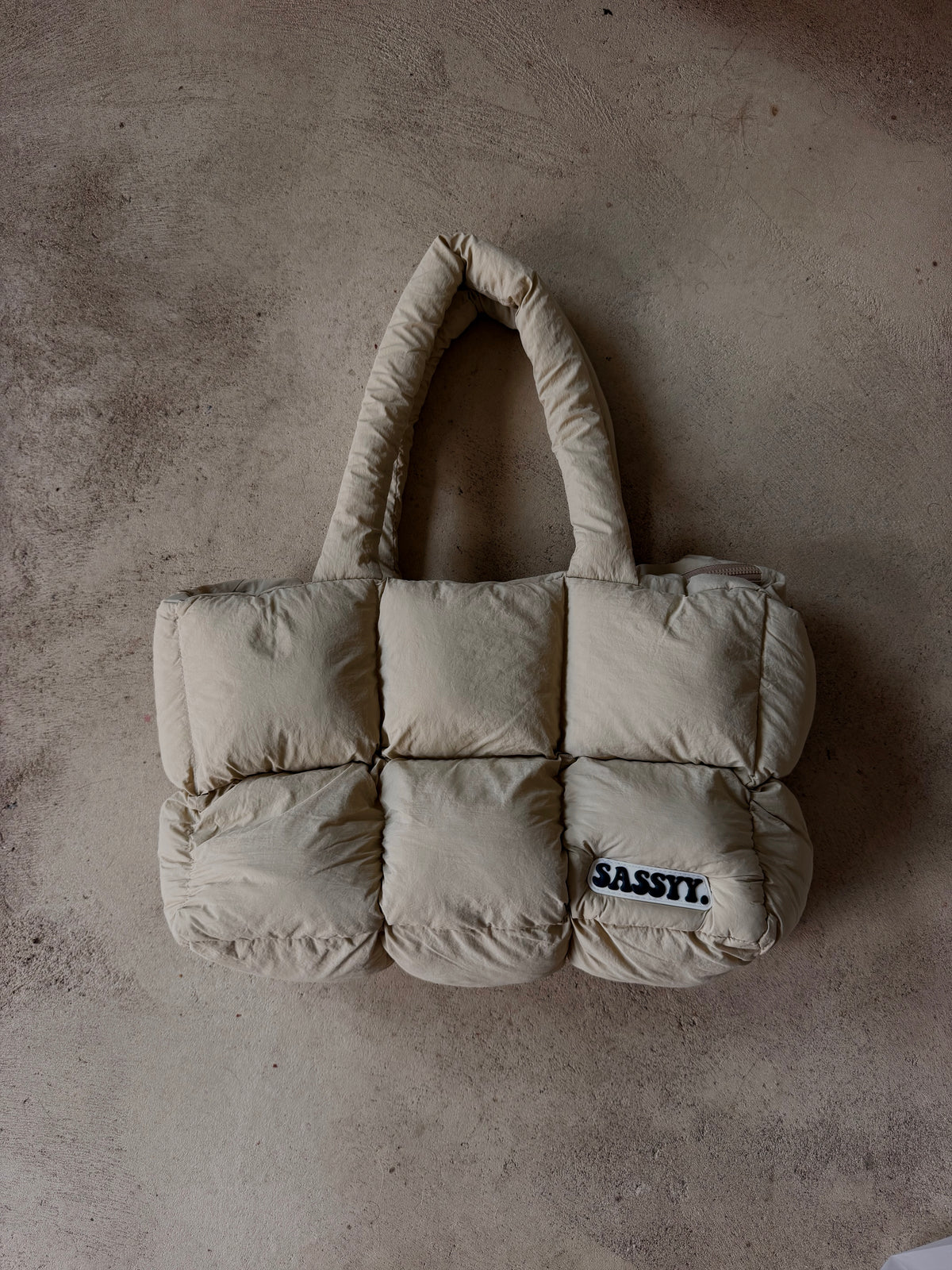 SASSYY. Quilted Tote