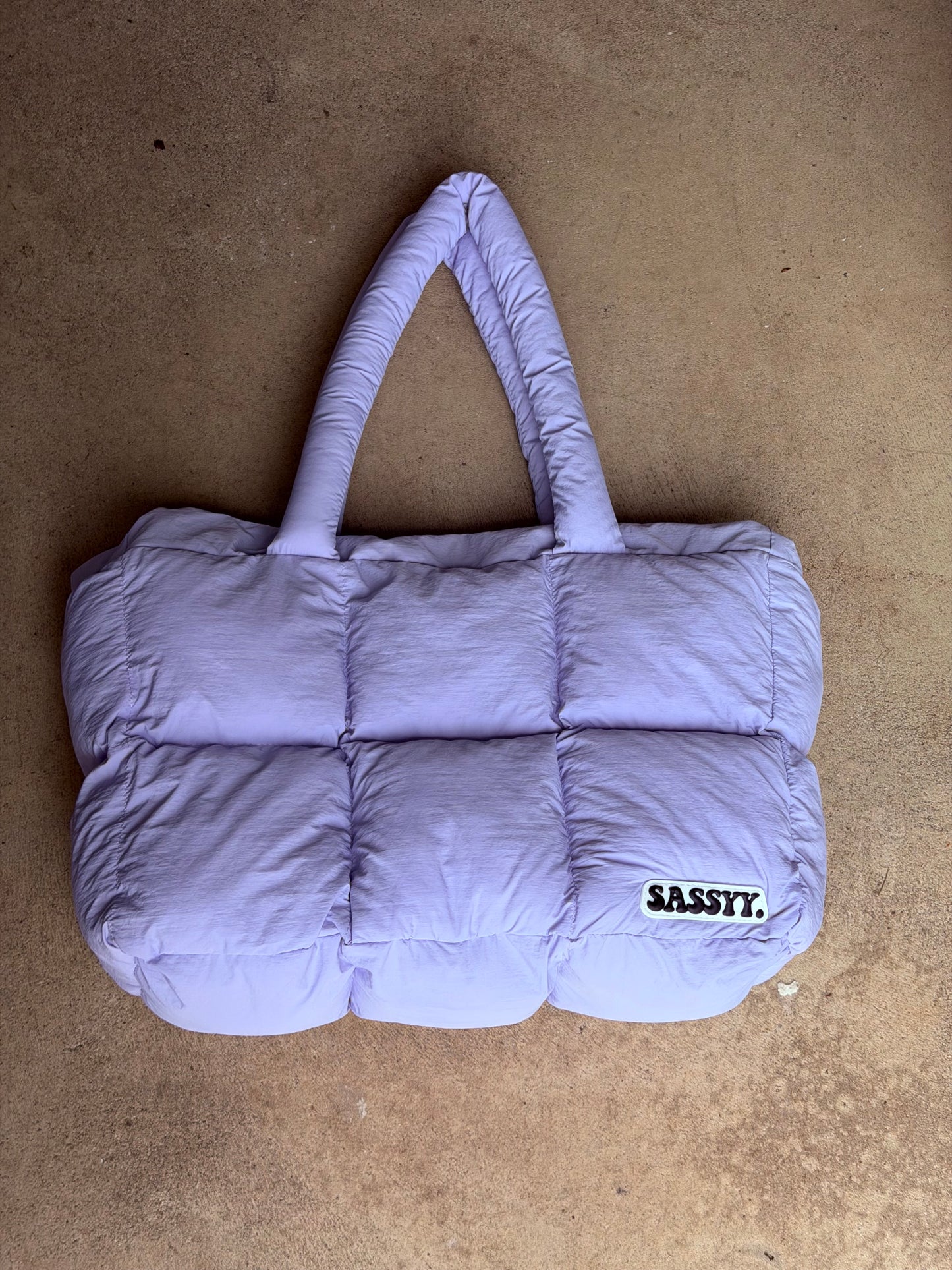 SASSYY. Quilted Tote